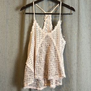 Free People Crochet Tank Top